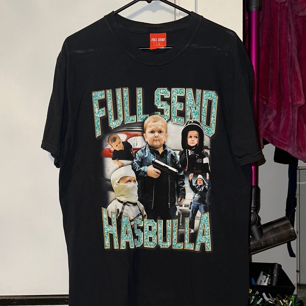 Full Send Black Graphic T-Shirt